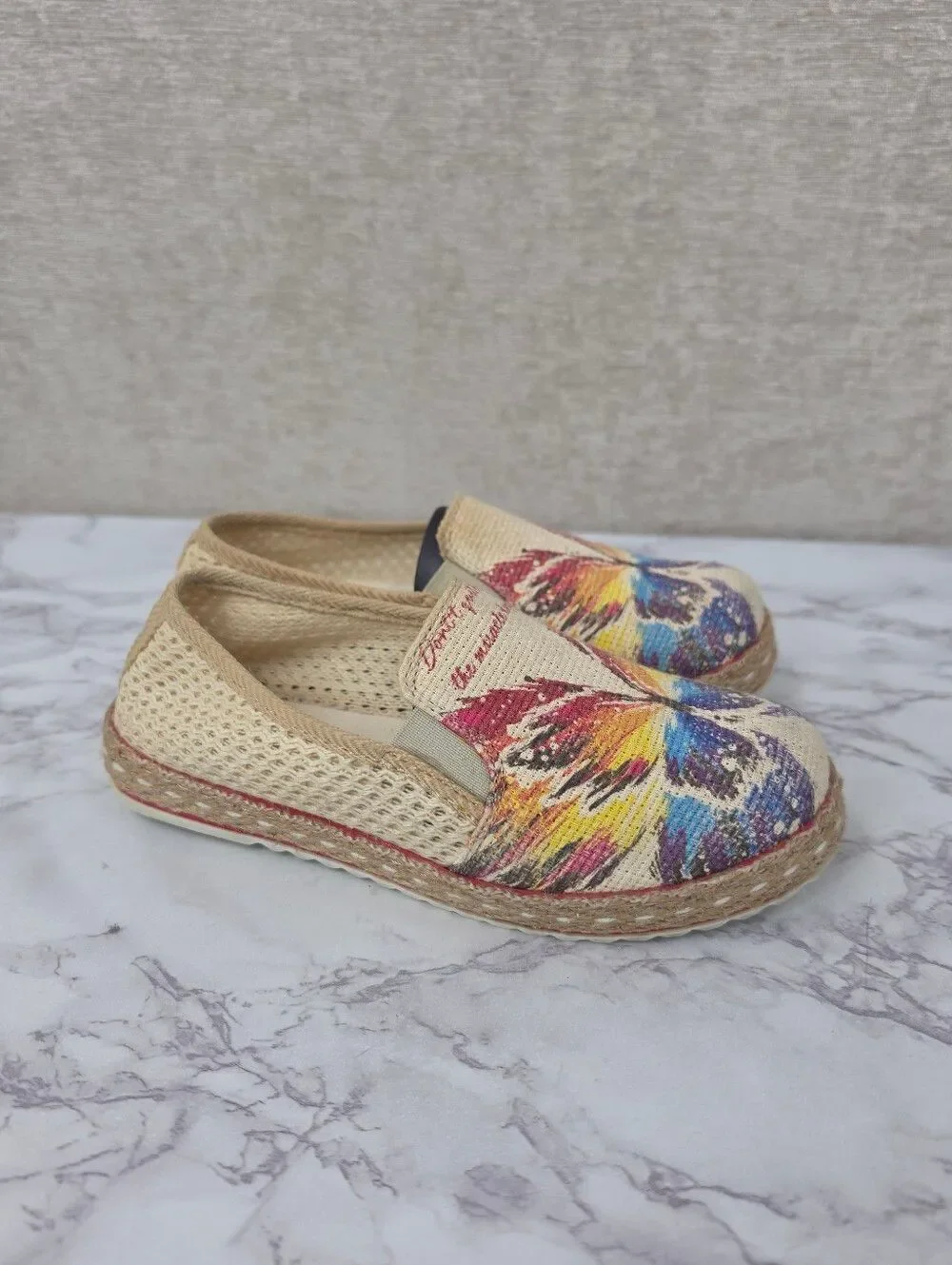 Goby Butterfly Sneaker DEL105 Shoes Canvas Slip-On Espadrilles